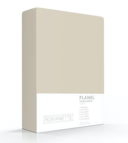 HOESLAKEN Flanel - Blauw Hoeslaken ROMANETTE