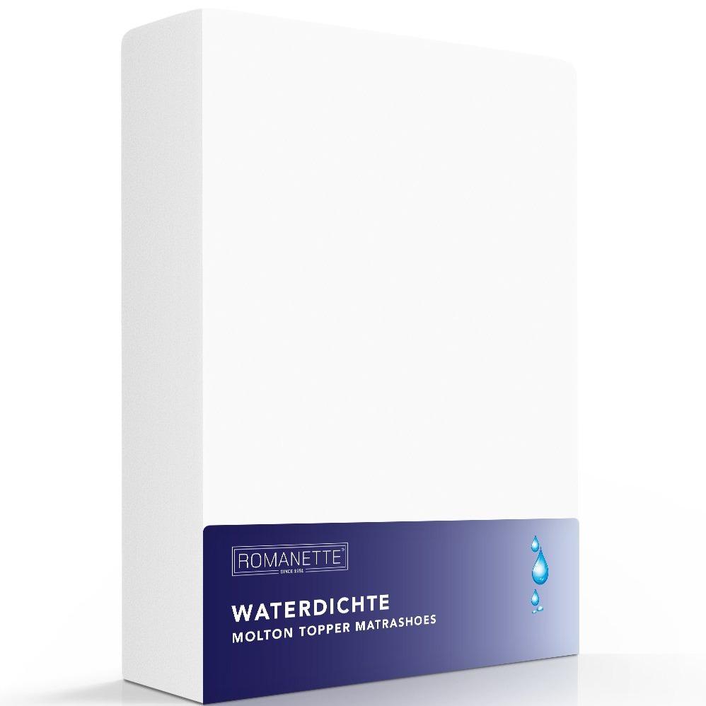 Molton Topperbeschermer - PU Waterdicht Molton ROMANETTE 70 x 200 cm
