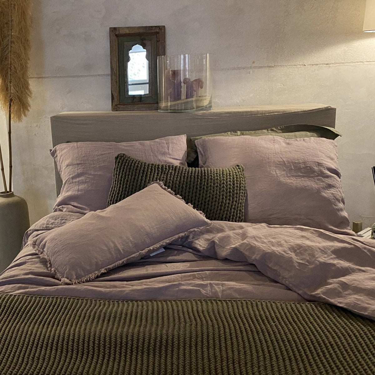 KUSSENSLOOP - Maxime Linnen Donker Grijs Kussensloop PASSION FOR LINEN