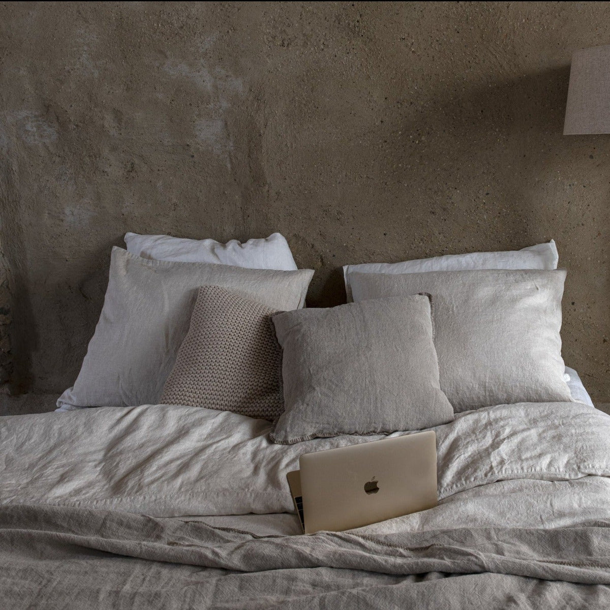 KUSSENSLOOP - Maxime Linnen Donker Grijs Kussensloop PASSION FOR LINEN