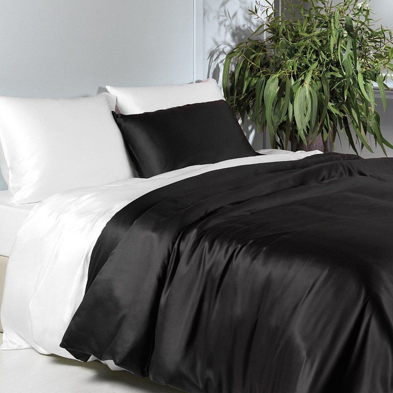 MADEIRA - Micromodal piece dyed Dekbedovertrek Wit Dekbedovertrek uni/effen DOMMELIN