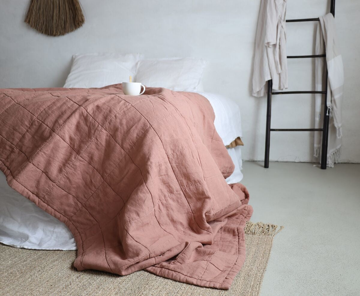 PLAID - Nice Linnen met Katoen Clay