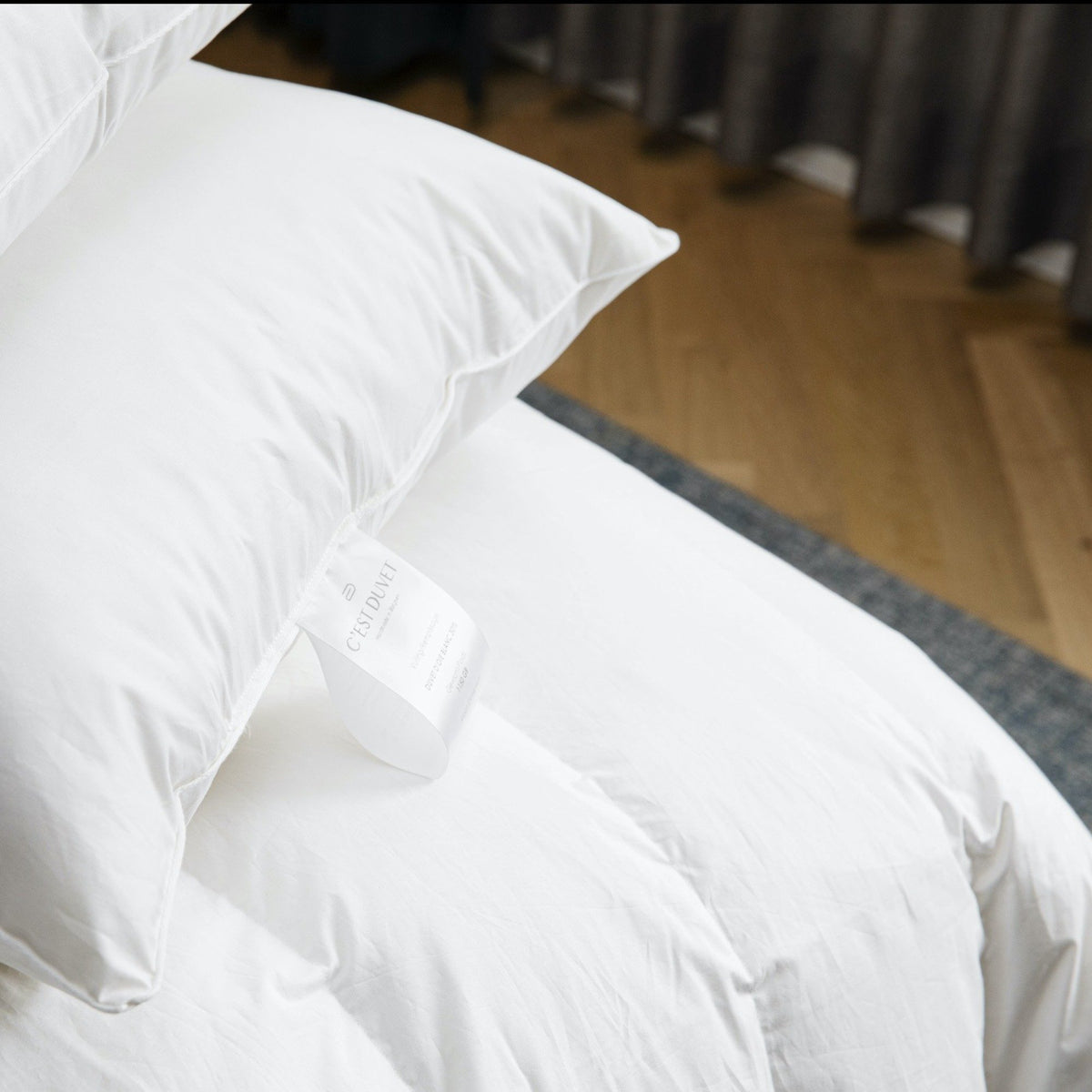 DEKBED - Brons - Warm (classic) - 90% grijze ganzendons Dekbed C'EST DUVET