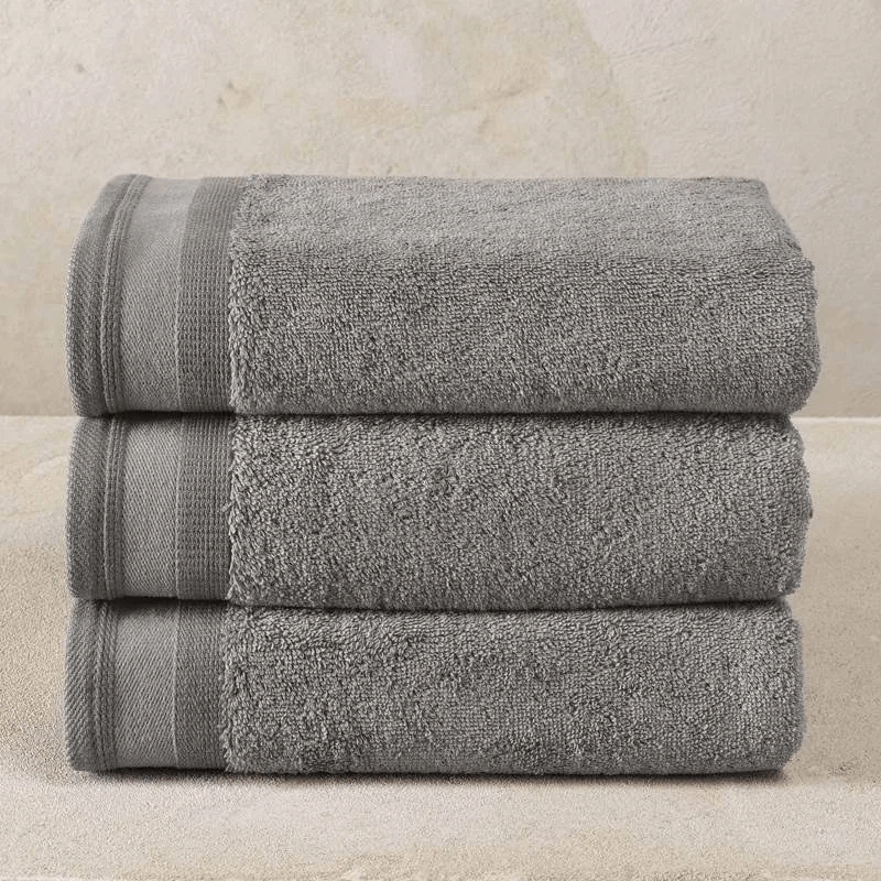 GASTENDOEKJES (3x) - Contessa Steel grey 40 x 60cm Gastendoek DE WITTE LIETAER