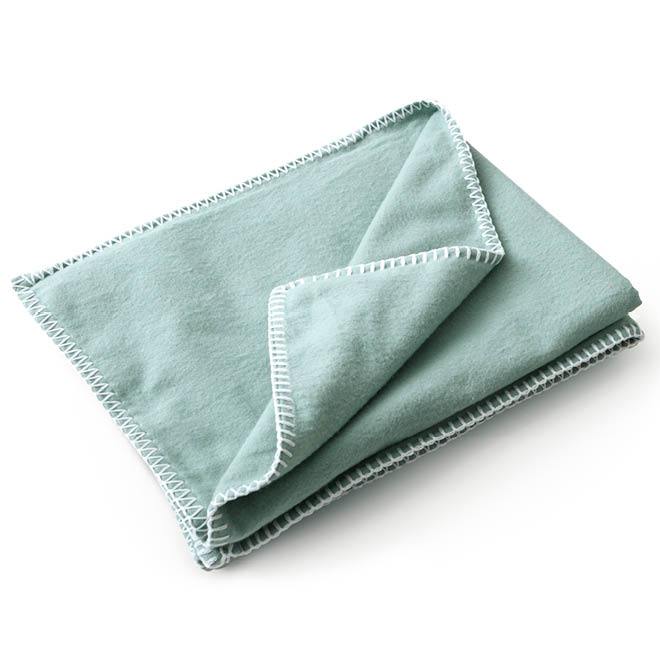 VISCONTI - Dekbedovertrek Flanel Mineraalgroen Dekbedovertrek ROMANETTE