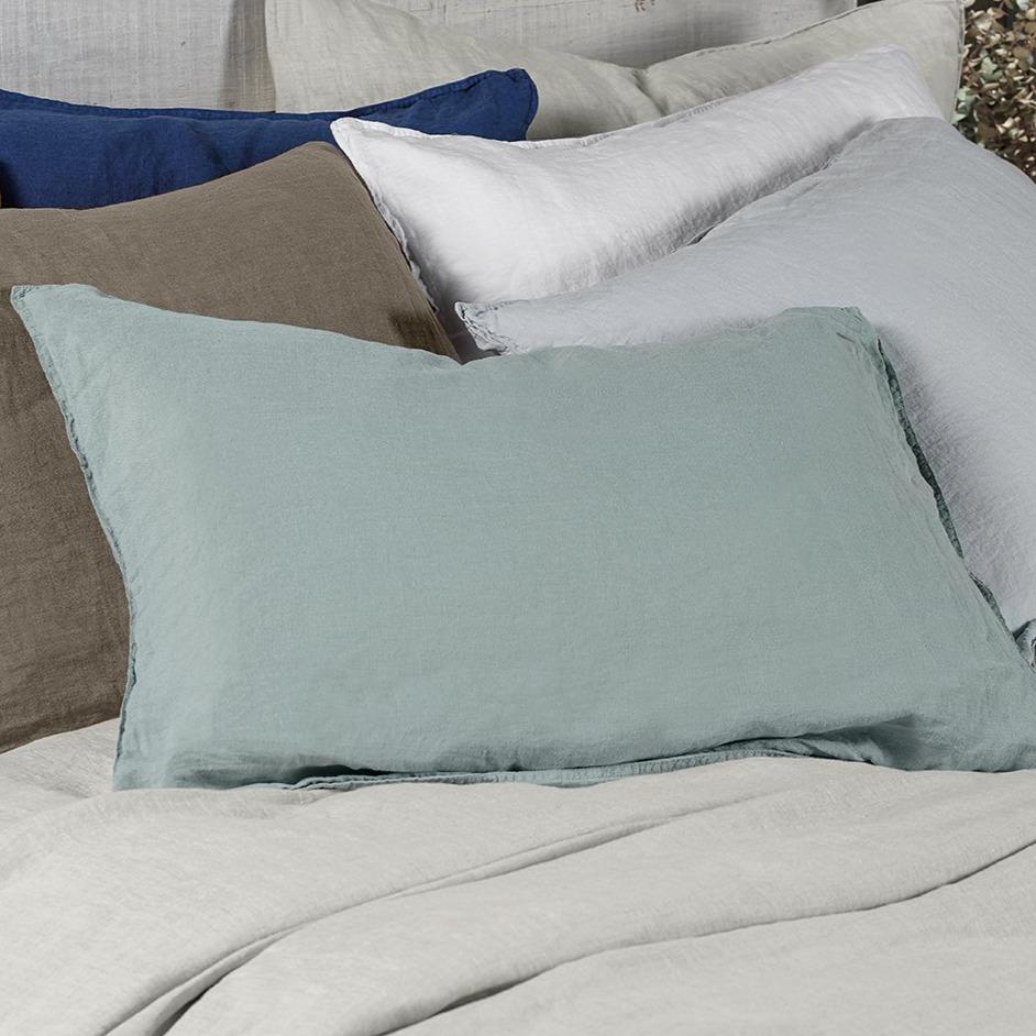 TOUGH - 100% Linnen Dekbedovertrek Oceaangroen Dekbedovertrek DOMMELIN