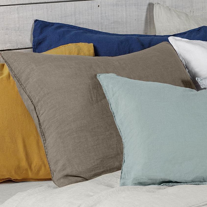 TOUGH - 100% Linnen Dekbedovertrek Oceaangroen Dekbedovertrek DOMMELIN