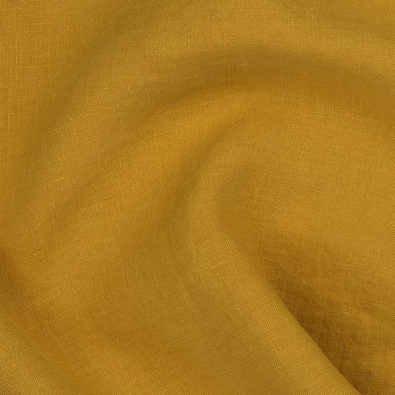 TOUGH - 100% Linnen Dekbedovertrek Ambergeel Dekbedovertrek DOMMELIN