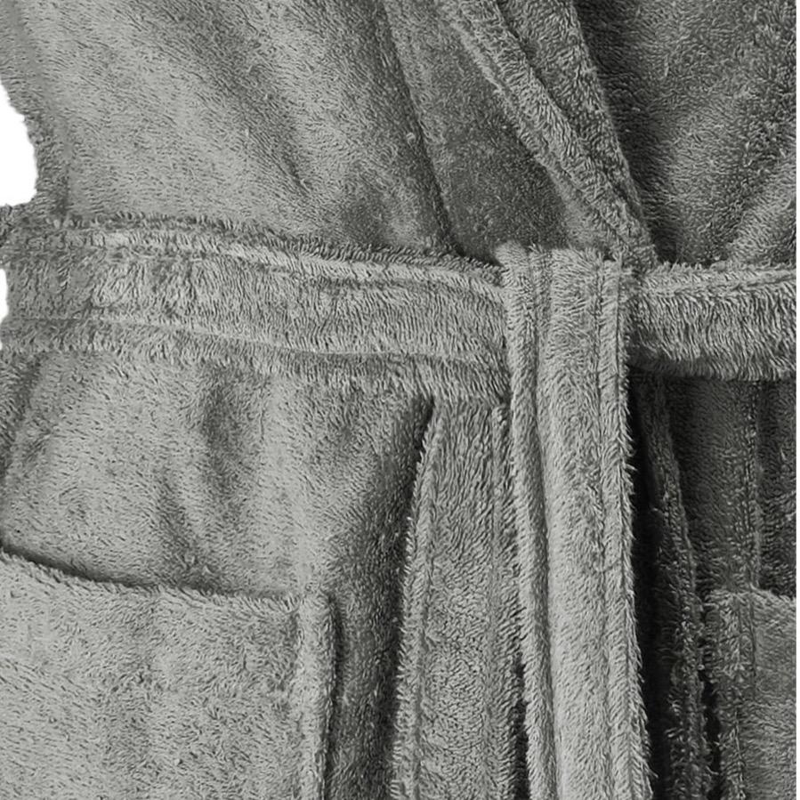 Badjas - Etrusk 100% katoen Unisex Grey Badjas KAYORI