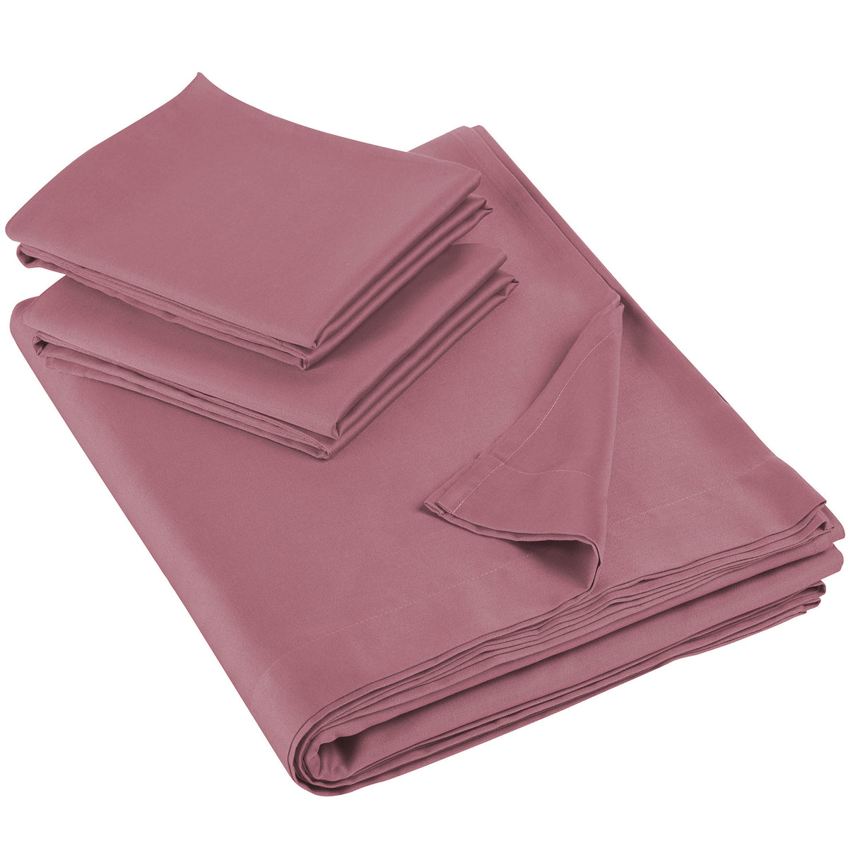 Lakenset Olivia Katoen Satijn 250TC Blossom Roze