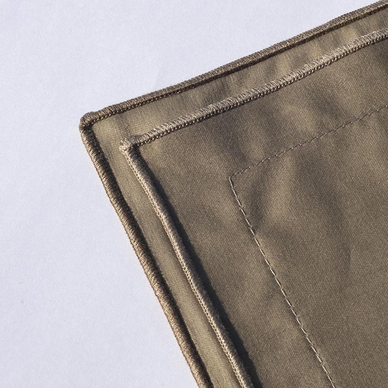 DREAMLINER - Katoen-Satijn (600TC) Dekbedovertrek Taupe Dekbedovertrek uni/effen DOMMELIN 140x200/220 + 1/60x70 Taupe