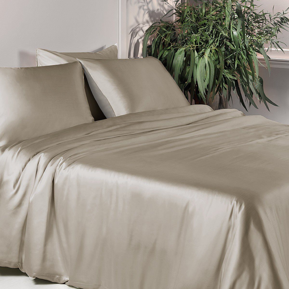 FAIA - Micromodal met Katoen Percal Dekbedovertrek Parel Dekbedovertrek DOMMELIN