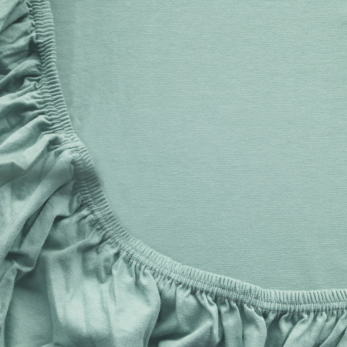 Hoeslaken Jersey Deluxe 30 cm Mintgroen