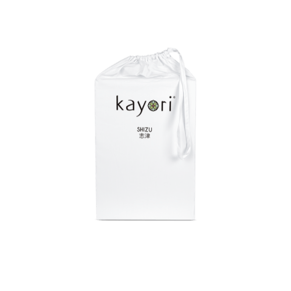 TOPPER Hoeslaken - Shizu Katoen Percal (12cm) Wit topper hoeslaken KAYORI