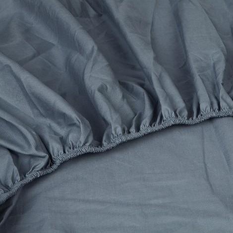 TOPPER Hoeslaken - Shizu Katoen Percal (12cm) Zand topper hoeslaken KAYORI