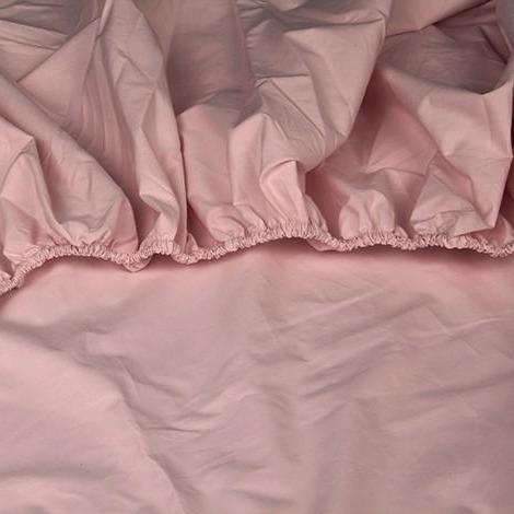 TOPPER Hoeslaken - Shizu Katoen Percal (12cm) Zand topper hoeslaken KAYORI