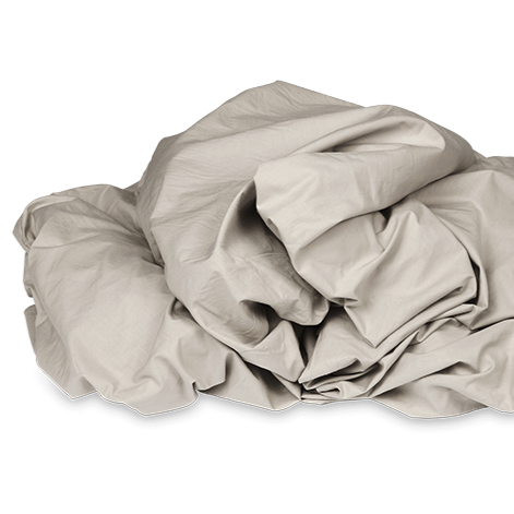 TOPPER Hoeslaken - Shizu Katoen Percal (12cm) Taupe topper hoeslaken KAYORI