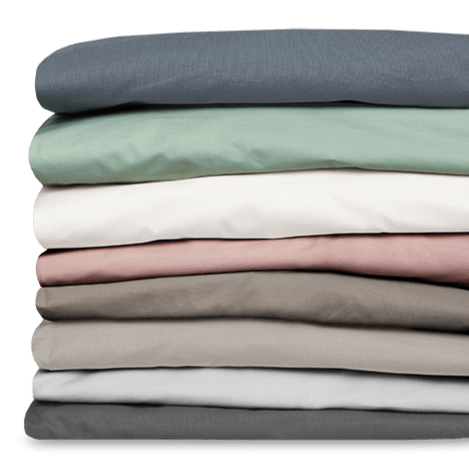 TOPPER Hoeslaken - Shizu Katoen Percal (12cm) Zilvergrijs topper hoeslaken KAYORI