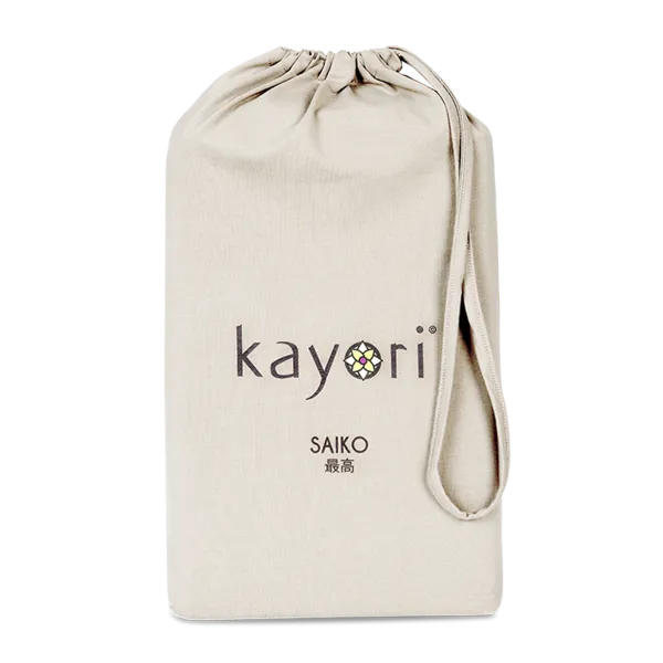 SPLIT-TOPPER Hoeslaken - Saiko Jersey Katoen Zand 12 cm