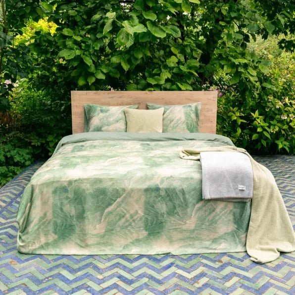 Dekbedovertrek SHIORI Tencel Groen multi