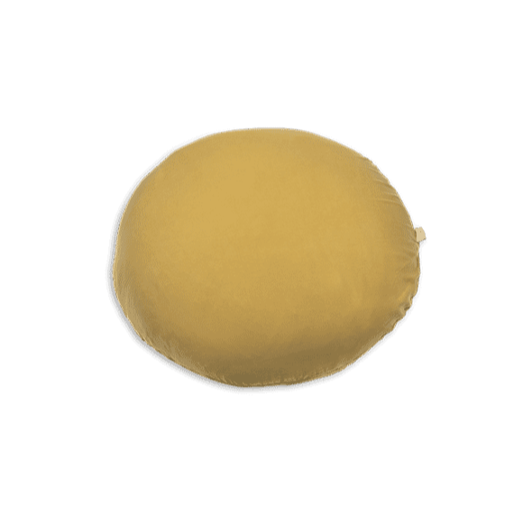 SIERKUSSENHOES - Rond Izakaya Tencel 55cm Goud sierkussenvulling KAYORI Goud