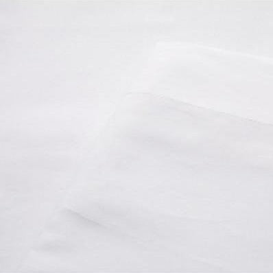 LAKEN - Shizu Bio Katoen Percal laken KAYORI 160 cm x 260 cm wit
