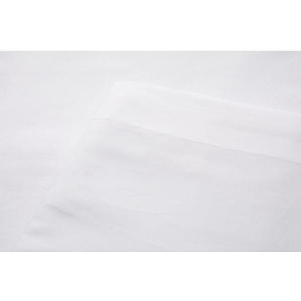 LAKEN - Shizu Bio Katoen Percal laken KAYORI 160 cm x 260 cm wit