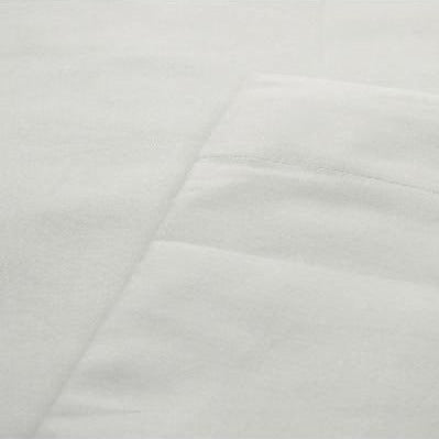 LAKEN - Shizu Bio Katoen Percal laken KAYORI 160 cm x 260 cm zilvergrijs
