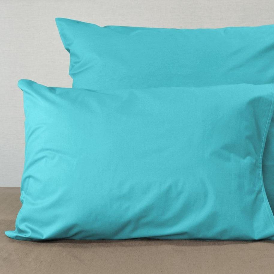 DOMMELIN - Katoen Percal 200TC Dekbedovertrek Aquamarijn Dekbedovertrek DOMMELIN