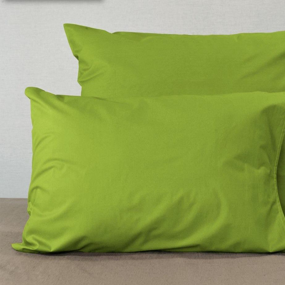 DOMMELIN - Katoen Percal 200TC Dekbedovertrek Groen Dekbedovertrek DOMMELIN