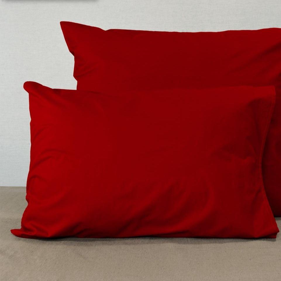 DOMMELIN - Katoen Percal 200TC Dekbedovertrek Terracotta Dekbedovertrek DOMMELIN