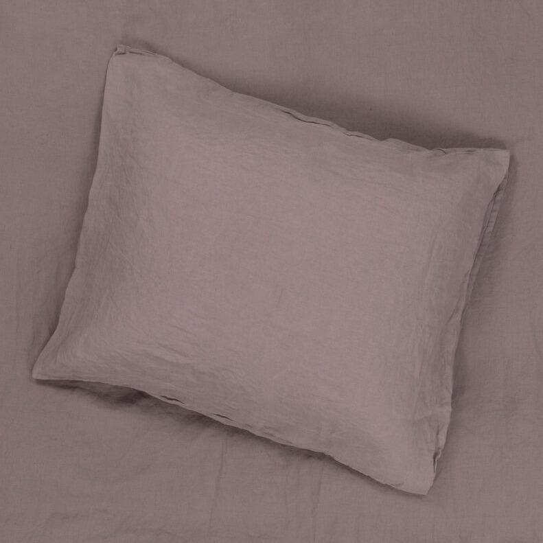 KUSSENSLOOP - Maxime Linnen Lila Kussensloop PASSION FOR LINEN 40-80 cm Lila