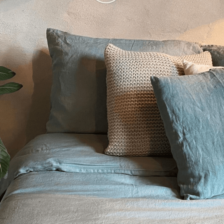 KUSSENSLOOP - Maxime Linnen Donker Grijs Kussensloop PASSION FOR LINEN