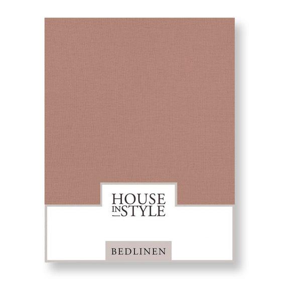 LAKEN - Remy 100% gewassen linnen (168gsm) laken PASSION FOR LINEN 280-290 cm clay