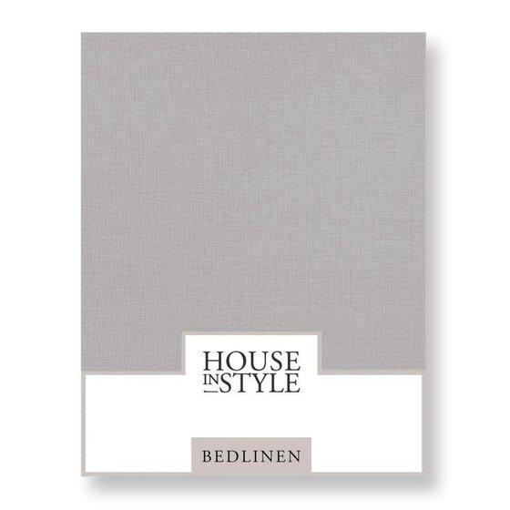 LAKEN - Remy 100% gewassen linnen (168gsm) laken PASSION FOR LINEN 280-290 cm cloudy grey