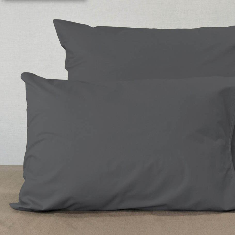 DOMMELIN - Katoen Percal 200TC Dekbedovertrek Olifantengrijs Dekbedovertrek DOMMELIN