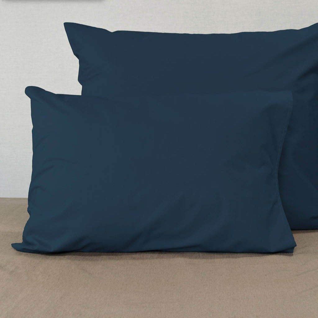 DOMMELIN - Katoen Percal 200TC Dekbedovertrek Nachtblauw Dekbedovertrek DOMMELIN