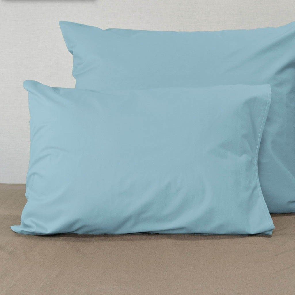 DOMMELIN - Katoen Percal 200TC Dekbedovertrek Pastelblauw Dekbedovertrek DOMMELIN