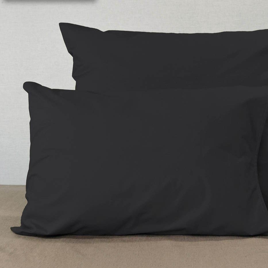 DOMMELIN - Katoen Percal 200TC Dekbedovertrek Steenkool Dekbedovertrek DOMMELIN