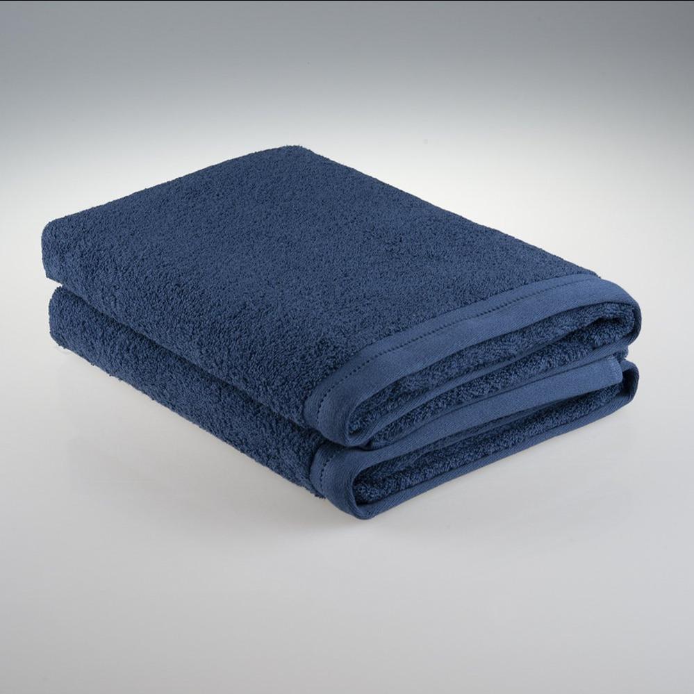 DOUCHELAKEN (2x) - Windsor Nachtblauw 70 x 140 cm Handdoeken DOMMELIN 70 x 140 cm (2) Nachtblauw 