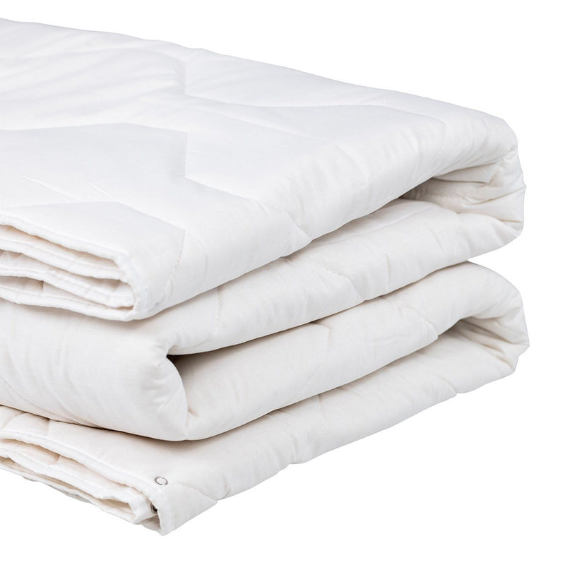 DEKBED - 4 seizoenen - Perkale katoen en Wol Dekbed VITALITY PUR 140x200cm