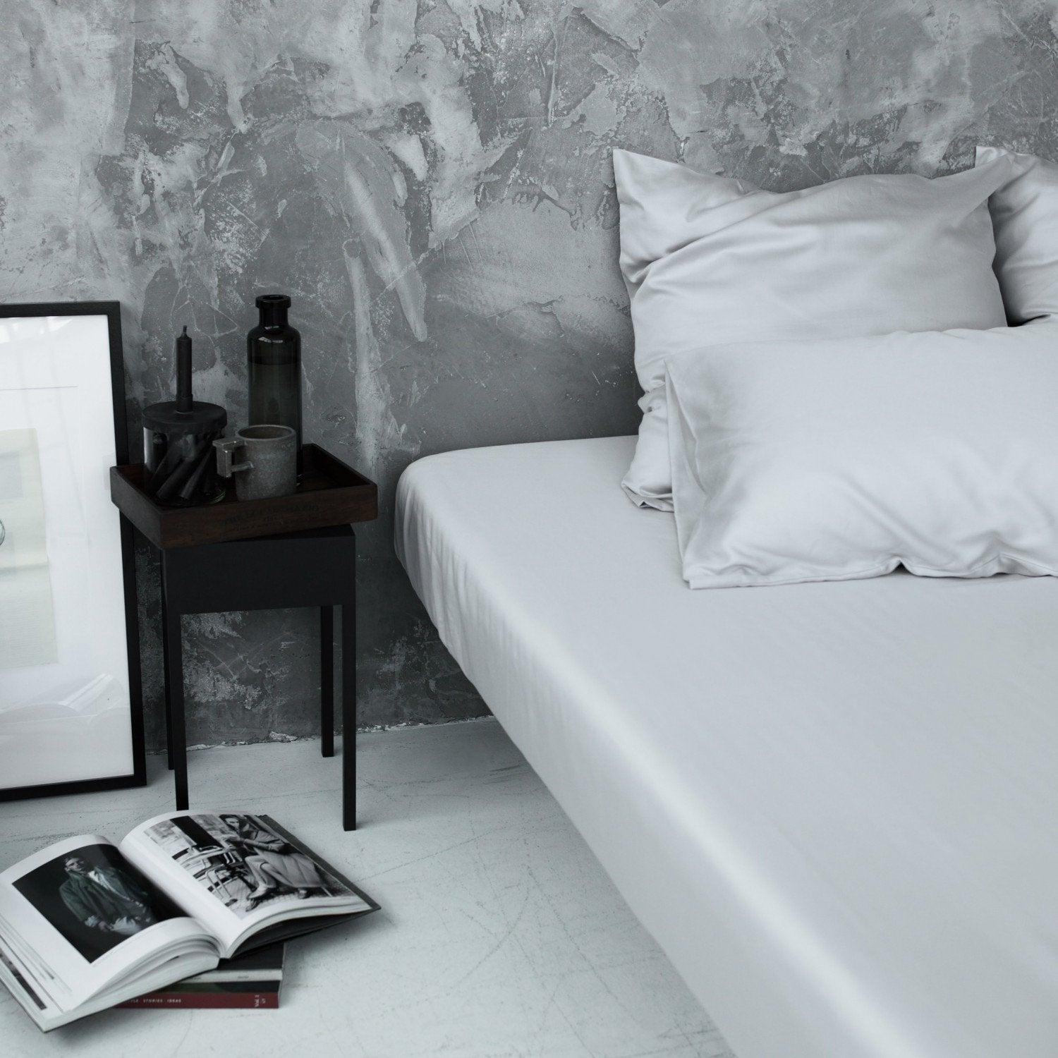 Boxspring Hoeslaken Katoen Satijn