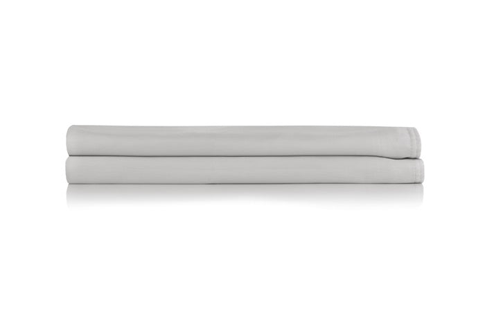 TOPPER HOESLAKEN - Satinado Katoen Satijn Ash Grey 12 cm