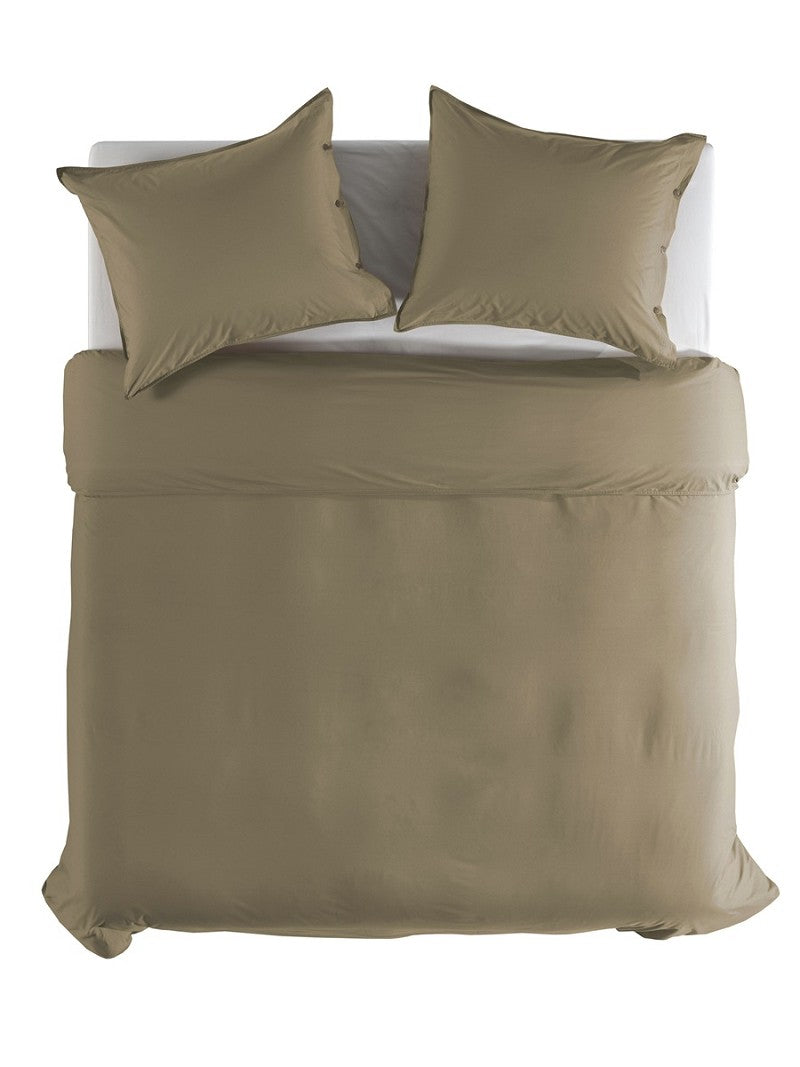 PERCALE - Luxe katoen Dekbedovertrek Safari Sand