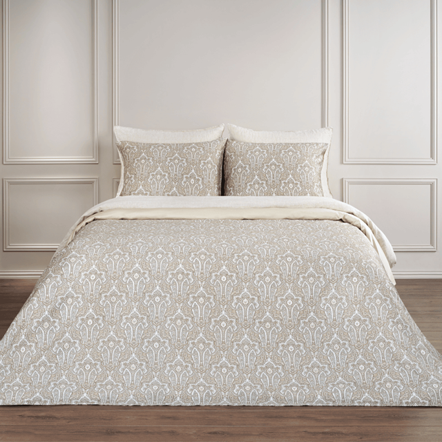 Dekbedovertrek Fortuna Katoen Satijn 400TC Beige