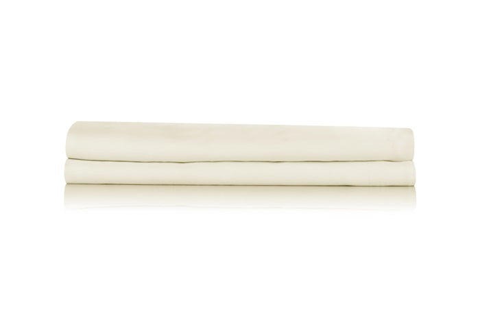 TOPPER HOESLAKEN - Satinado Katoen Satijn Off-White 12 cm