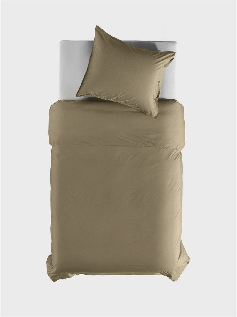 PERCALE - Luxe katoen Dekbedovertrek Safari Sand