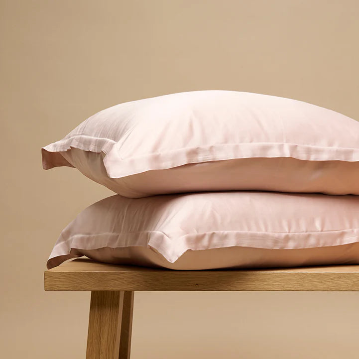 Kussensloop Bamboe 300TC Powder Peach