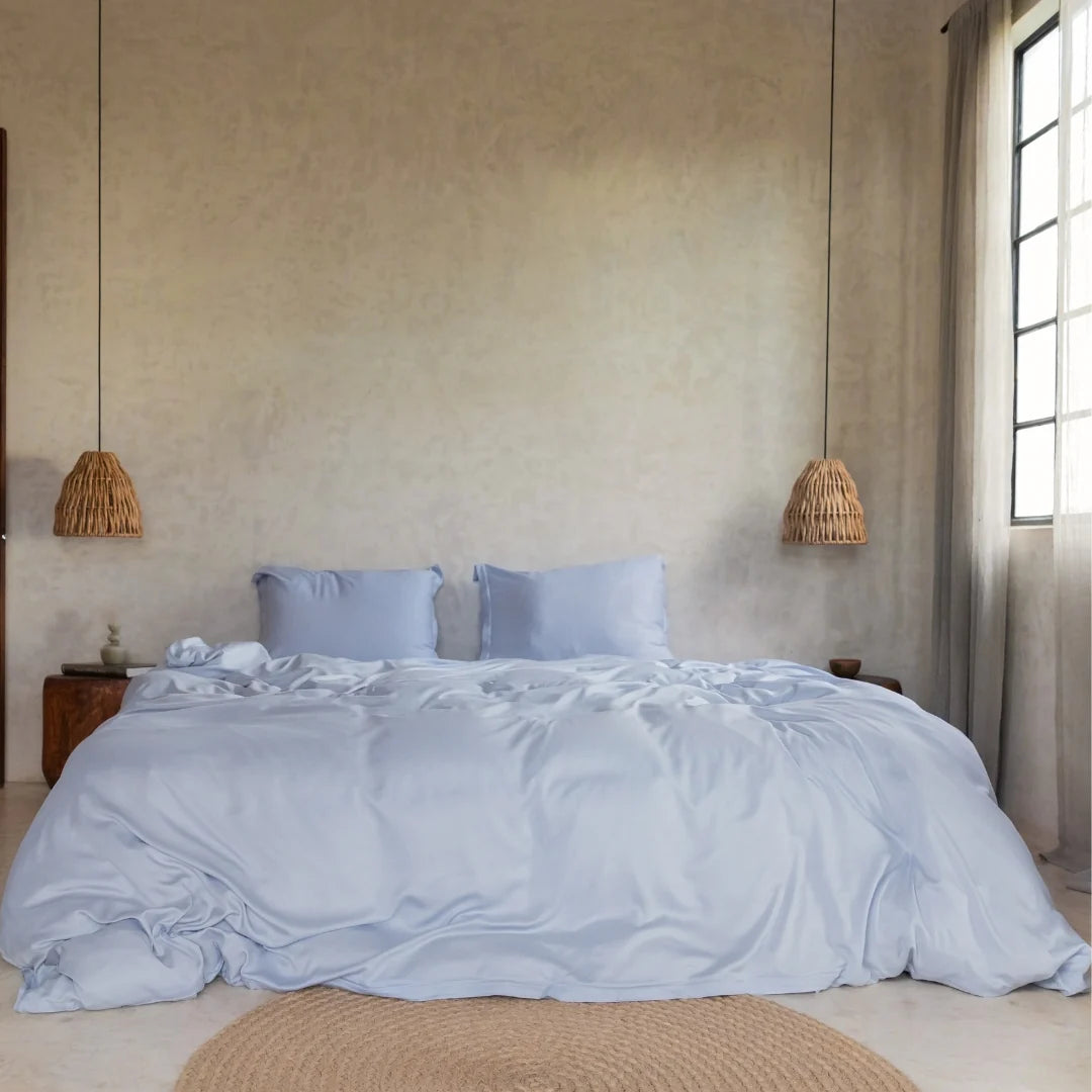 Kussensloop Tencel™ Twill Lichtblauw