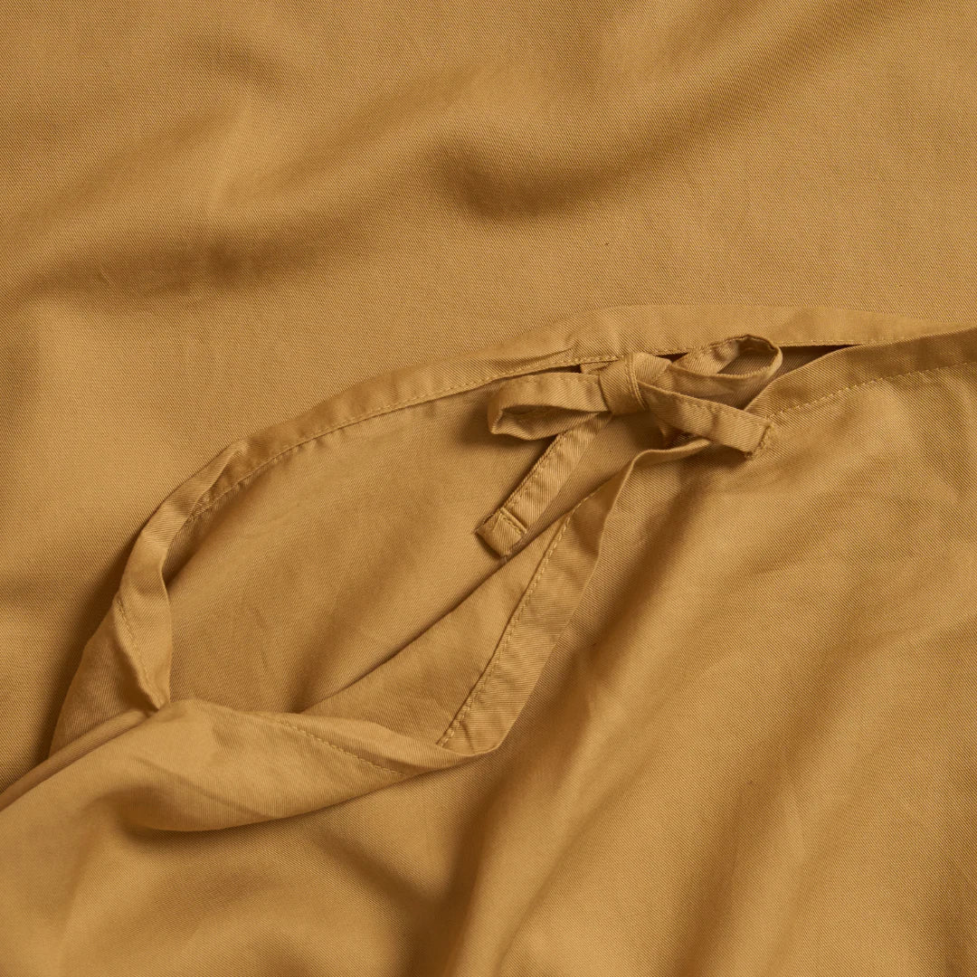Kids Dekbedovertrek Tencel™ Twill Okergeel